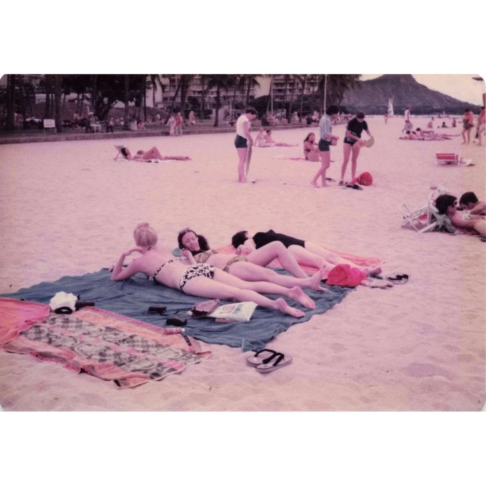 Vintage 1970s Waikiki Beach Hawaii Diamond Head Oahu Photo Lot of 11 - Picture 11 of 11